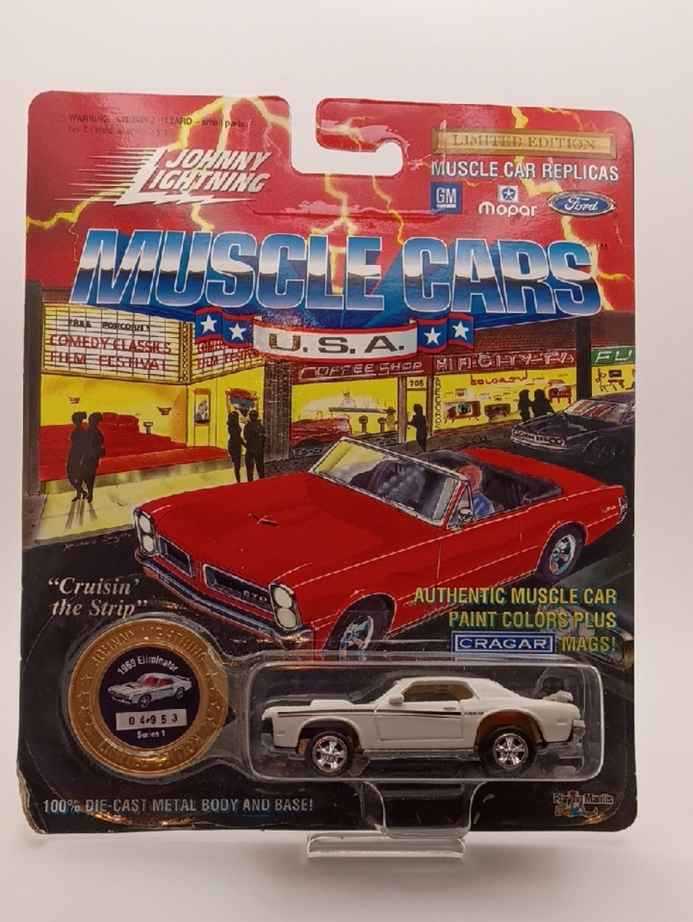 1995 Johnny Lightning Muscle Cars USA Series 1 die-cast 1969 Cougar Eliminator!
